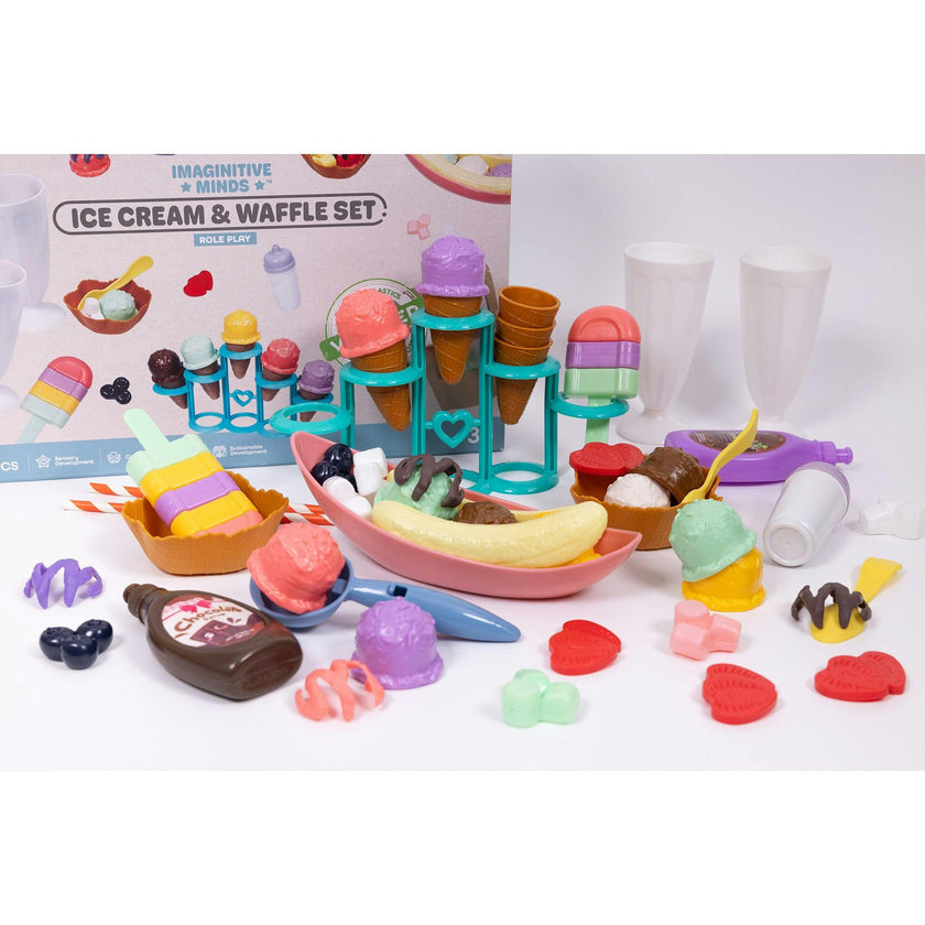 Imaginative Minds: Ice Cream Waffle Set - NurtureNature