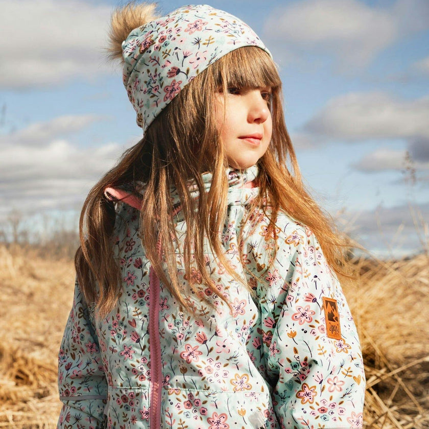Stretch Jersey Hat With Pompom