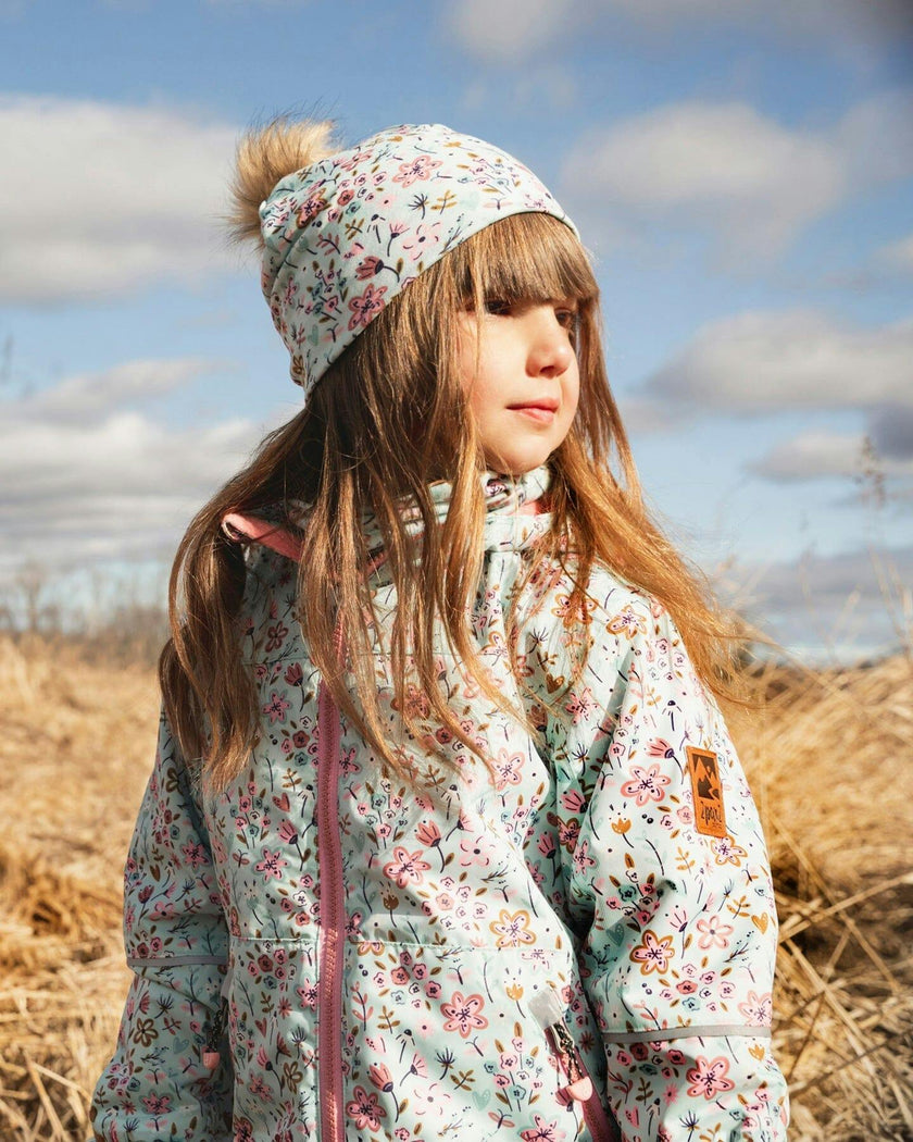 Stretch Jersey Hat With Pompom