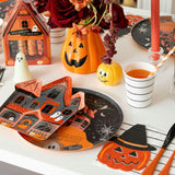 Trick or Treat Street Scene Large Plates