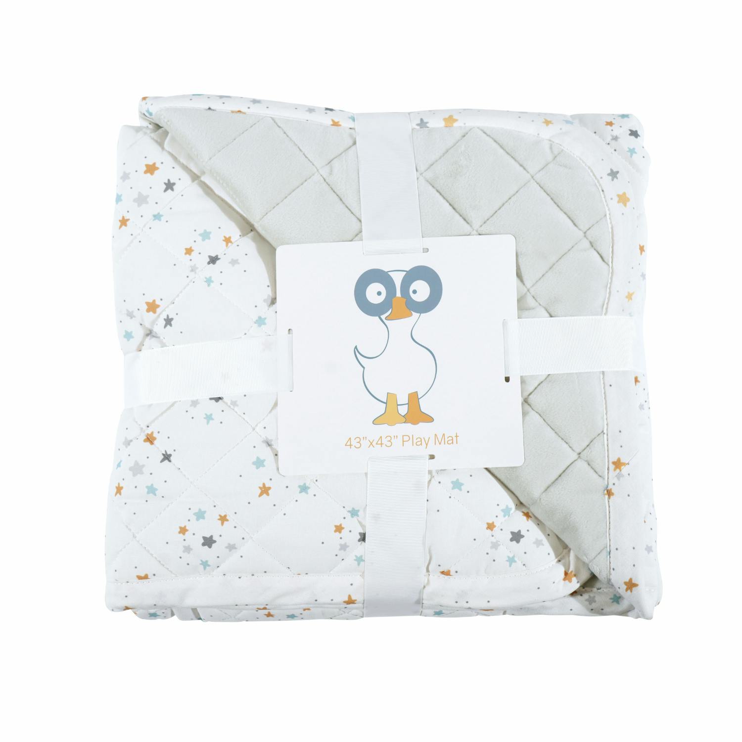 GooseWaddle Super Soft Play Mats - Cotton and Super Soft Quilted (Reversible)