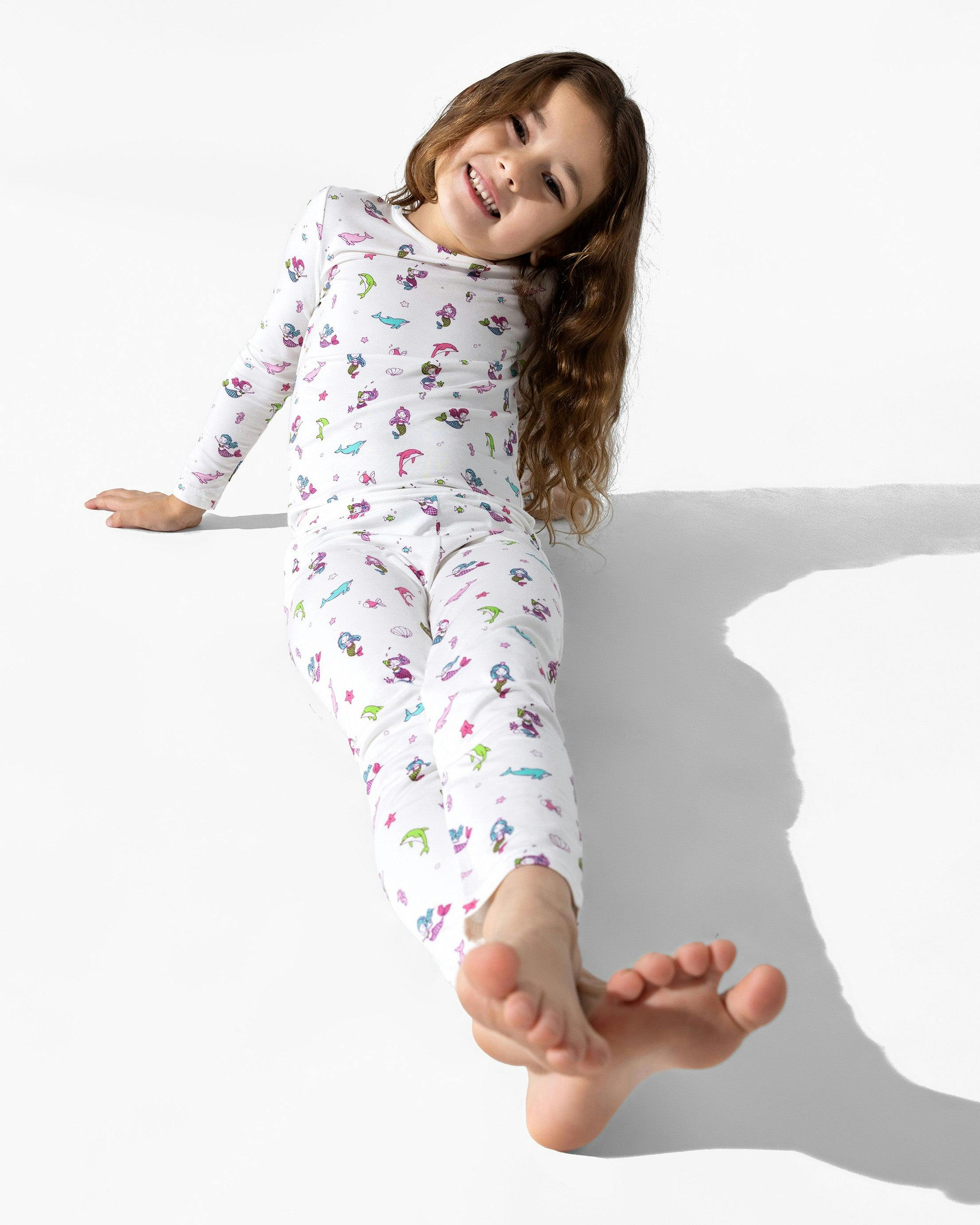 Mermaid Bamboo Kids Pajamas
