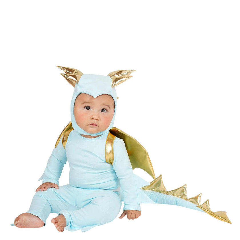Sky Blue Dragon Costume