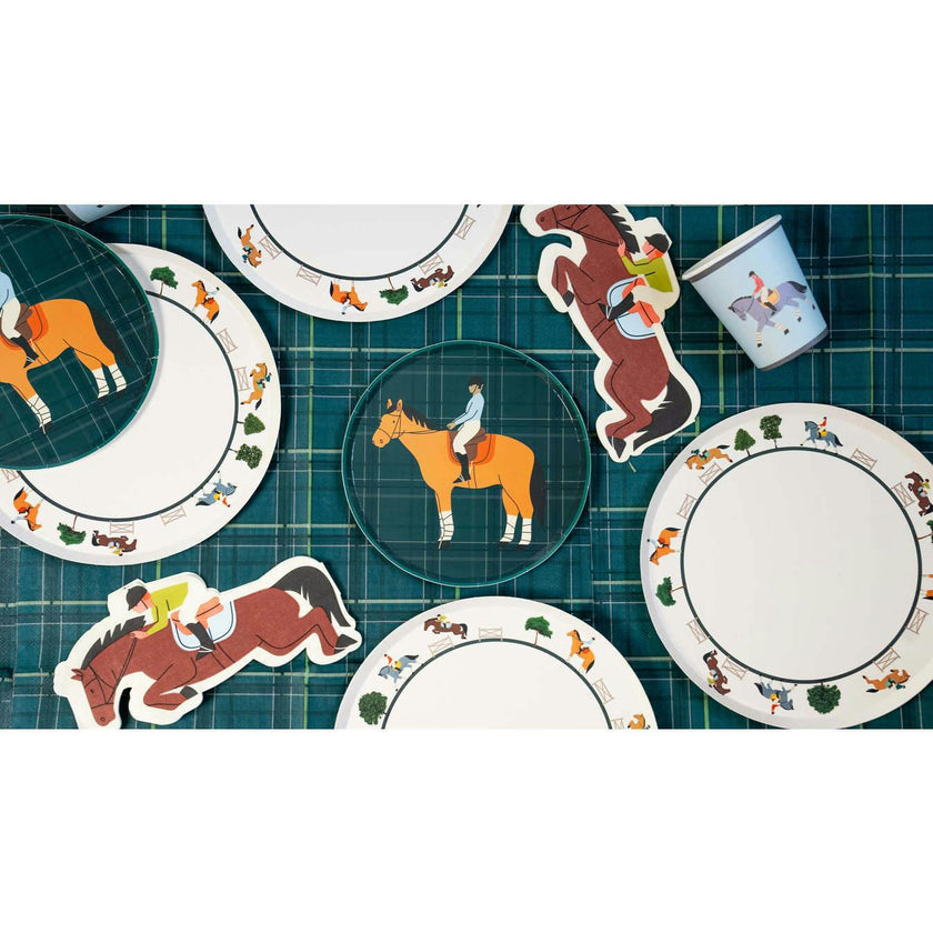 Party Cups - Equestrian Collection (x 12)