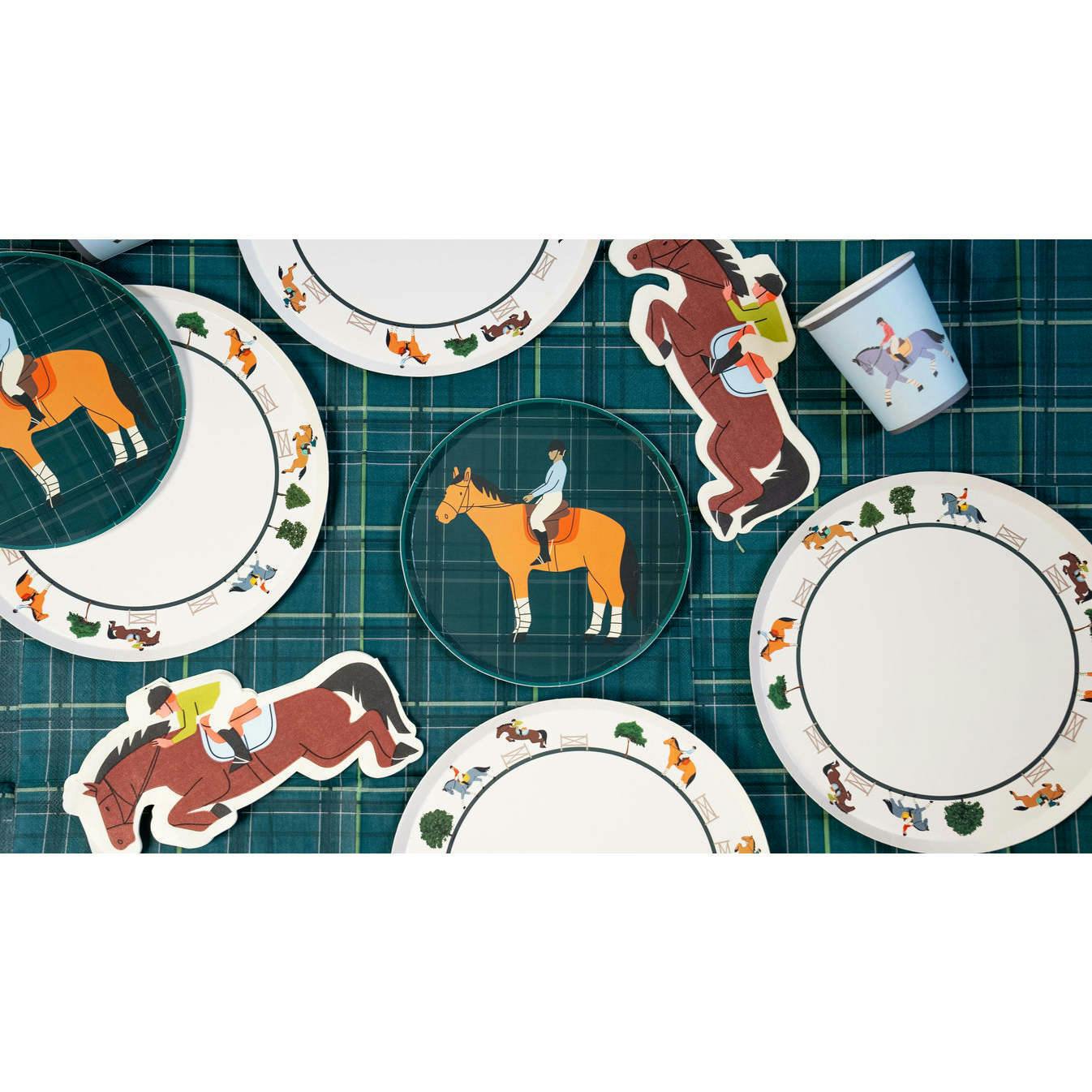 Party Cups - Equestrian Collection (x 12)