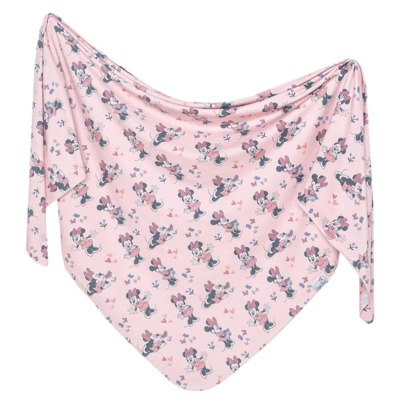 Knit Swaddle Blanket - Minnie Mouse