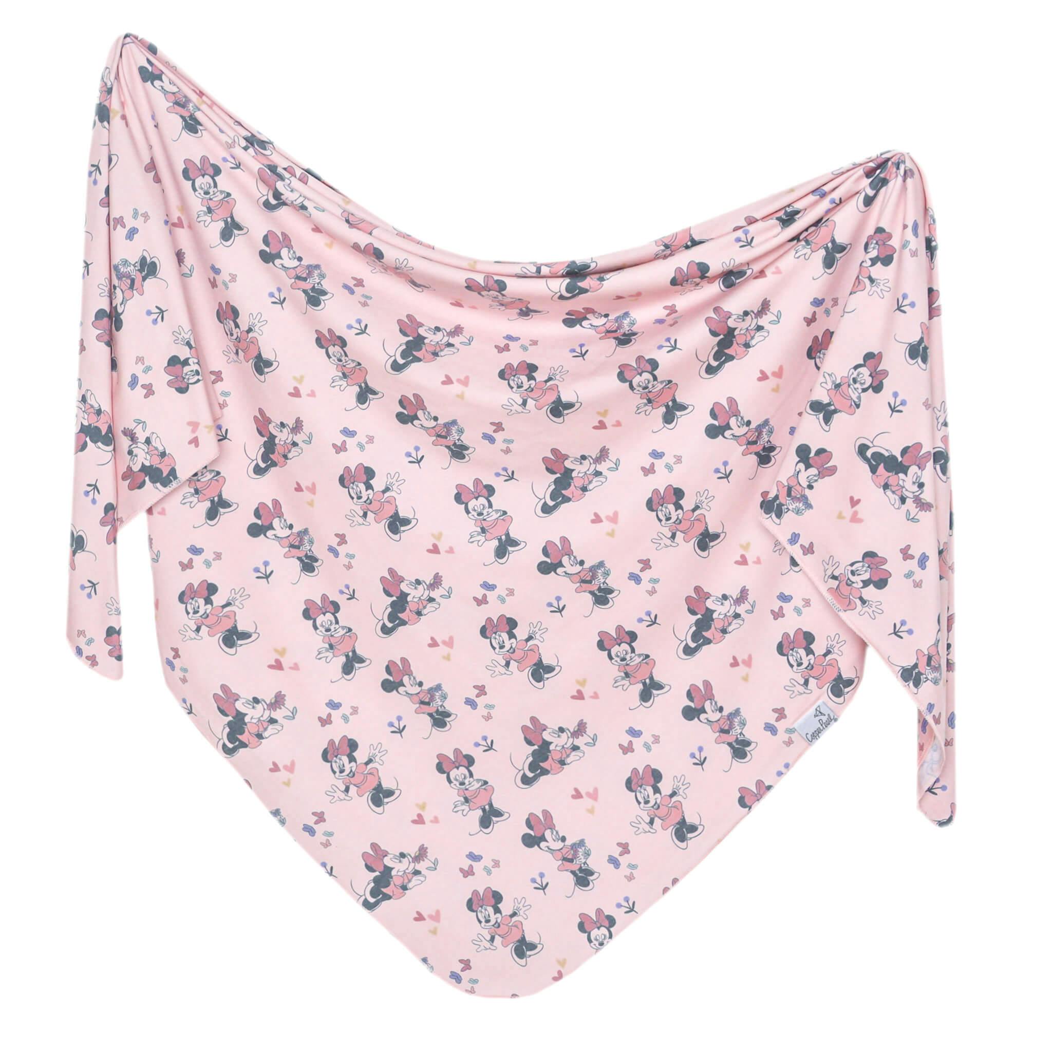 Knit Swaddle Blanket - Minnie Mouse