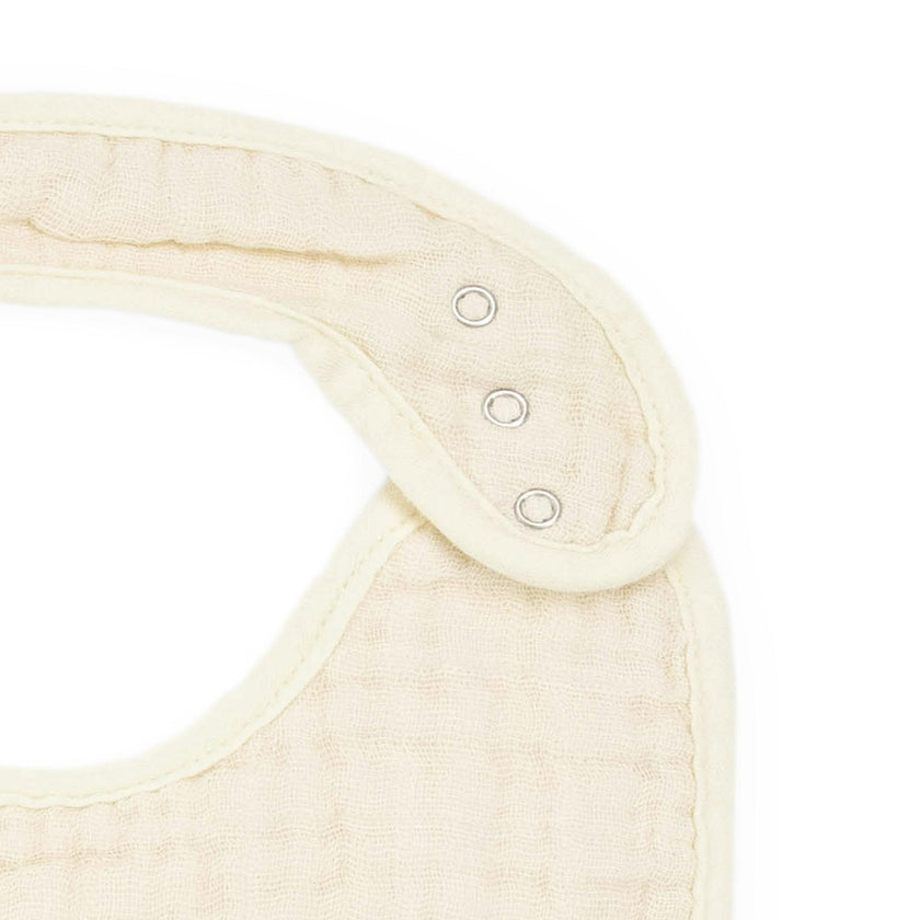 Cotton Muslin Classic Bib 3 Pack - Light Pink