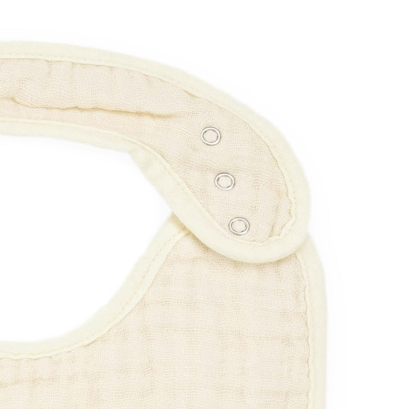 Cotton Muslin Classic Bib 3 Pack - Light Pink