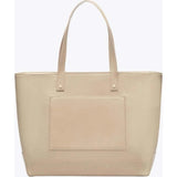 Vegan Leather Work Tote Bag with Removable Insulated Pouch