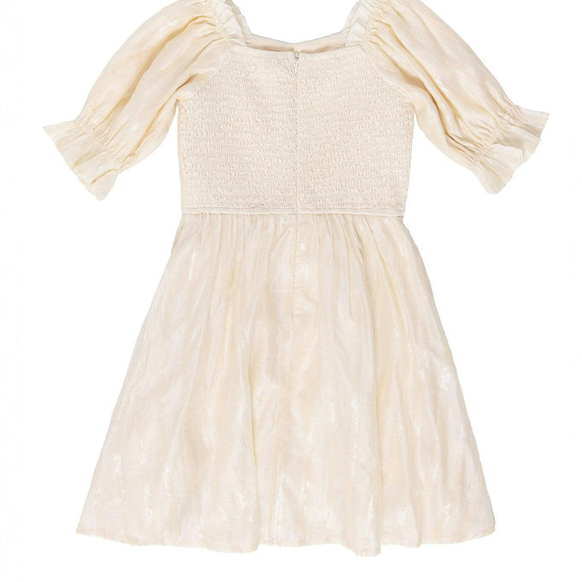 Mini Tindra Dress in Cream Sequin