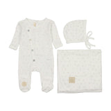 Spray of Berries Layette Set Ivory
