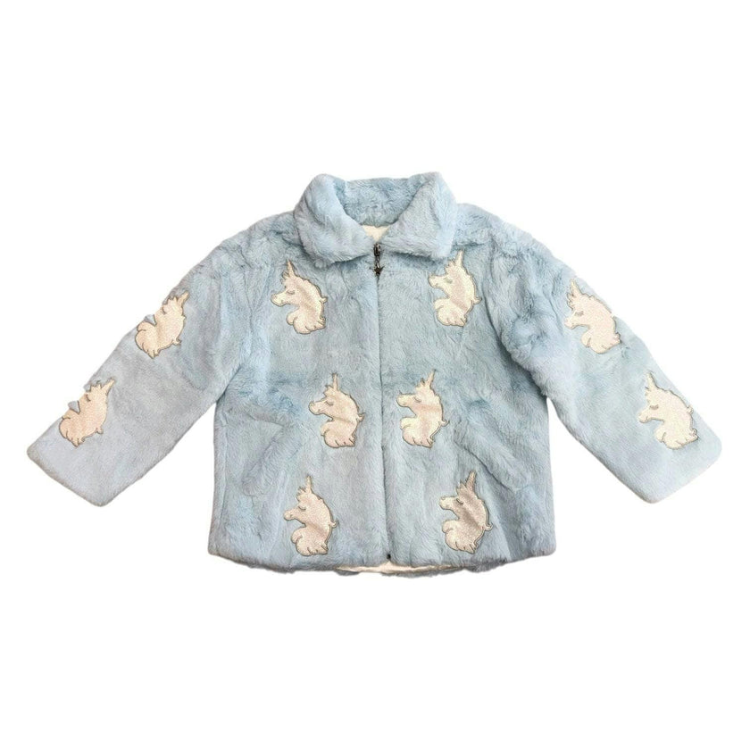 Sky Faux Fur Coat
