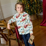 Boys Jack Shirt - Santa Sleigh