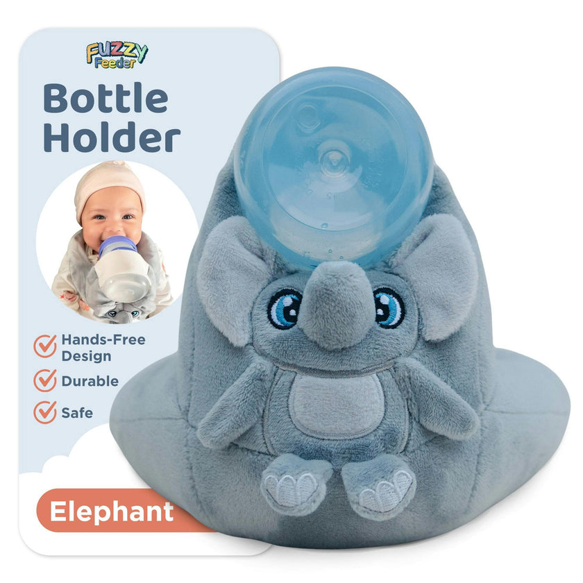 Baby Bottle Pillow Holder For Parents - Elephant
