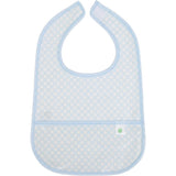 The Wipe It Bib in Blue Gingham