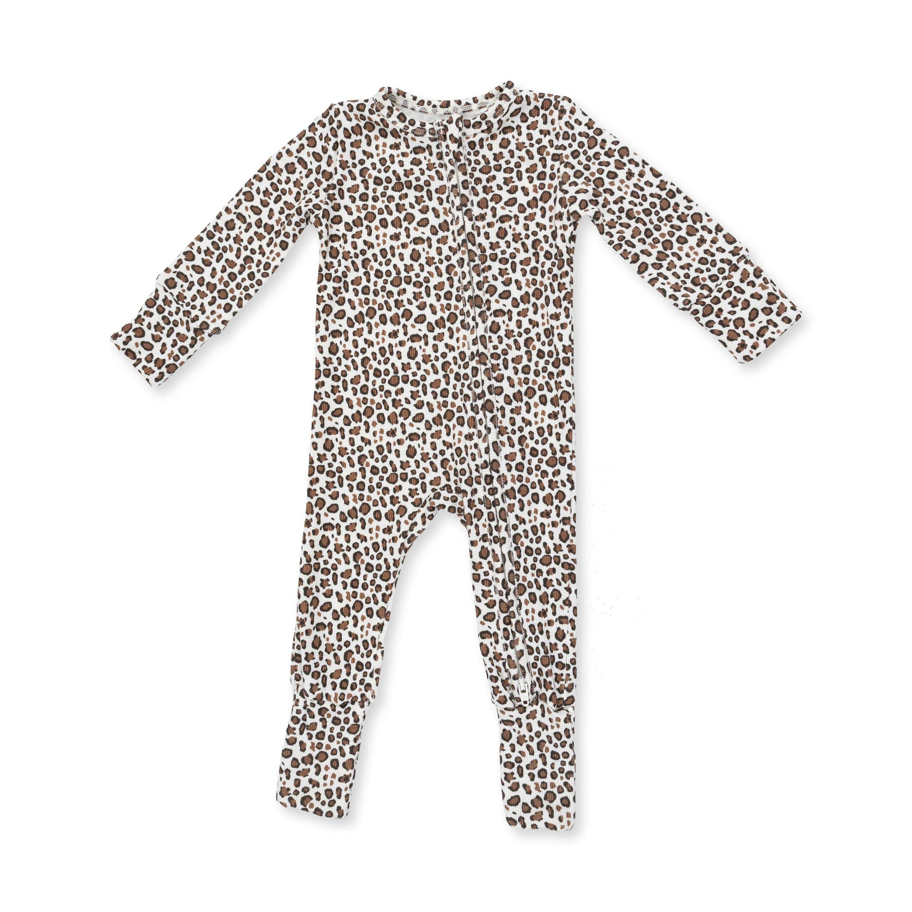 Leopard Rib - Convertible Romper