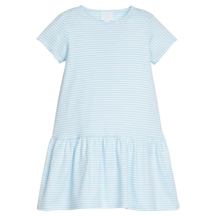 Kari T-Shirt Dress - Sky Stripe