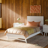 Palma Twin Bed in White