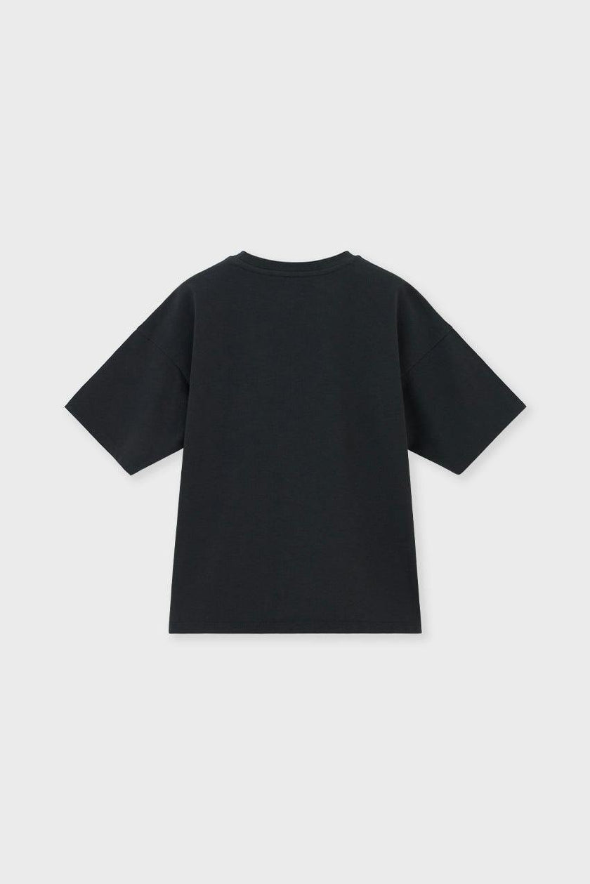 Relaxed Organic Cotton T-Shirt With SOW Embroidery