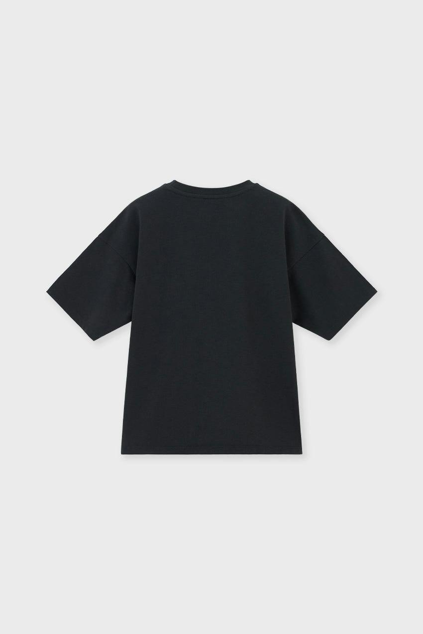 Relaxed Organic Cotton T-Shirt With SOW Embroidery