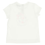 Cream Ocean Theme Logo T-Shirt