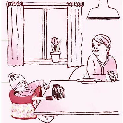 Hook on Table Seat for Baby Dolls up to 19
