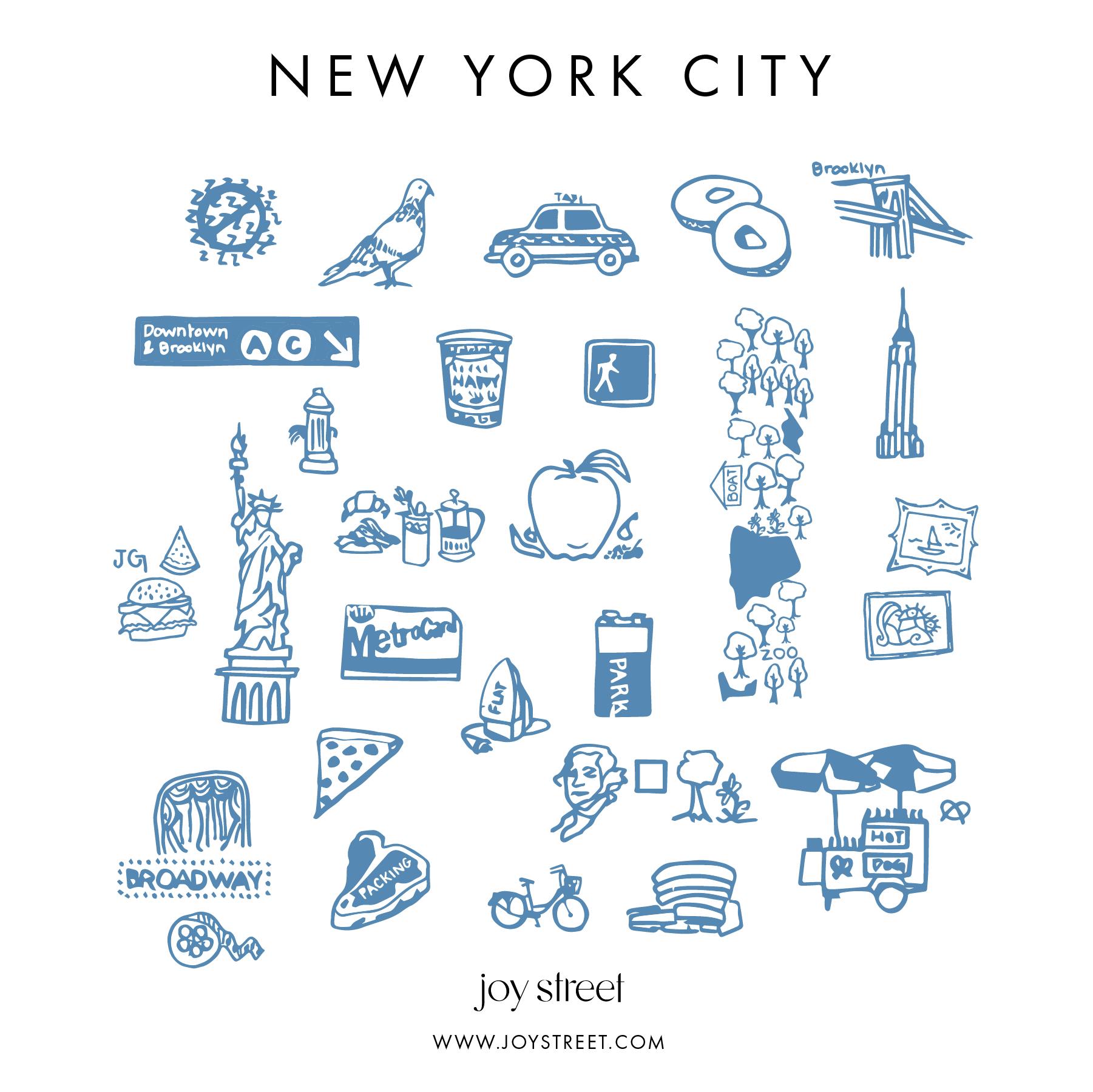 New York City Two Piece Kids Pajamas