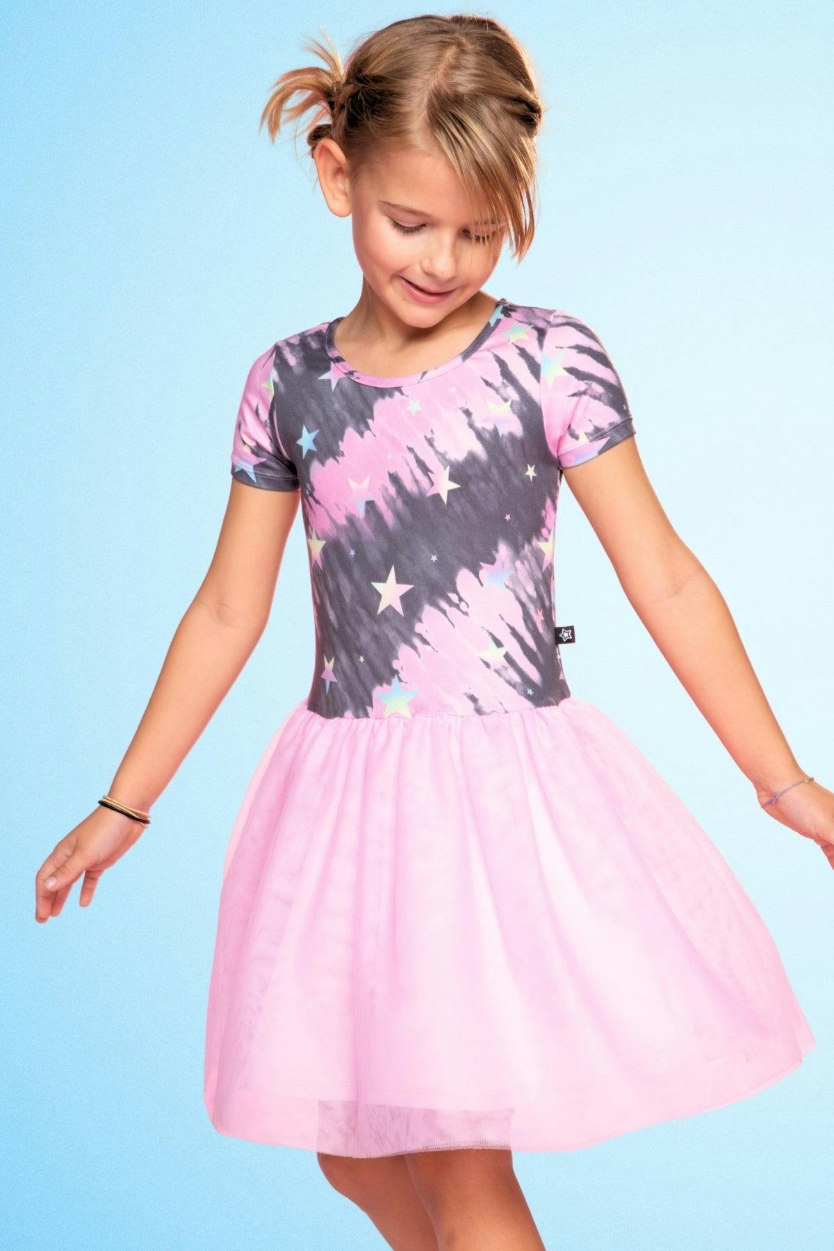 Simply Soft Short Sleeve Be Happy Tulle Dress