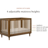 Lolly 3-In-1 Convertible Crib With Toddler Bed Conversion Kit