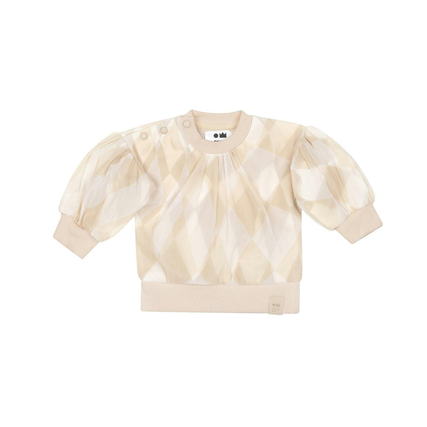 Baby Tulle & Terry Sweatshirt