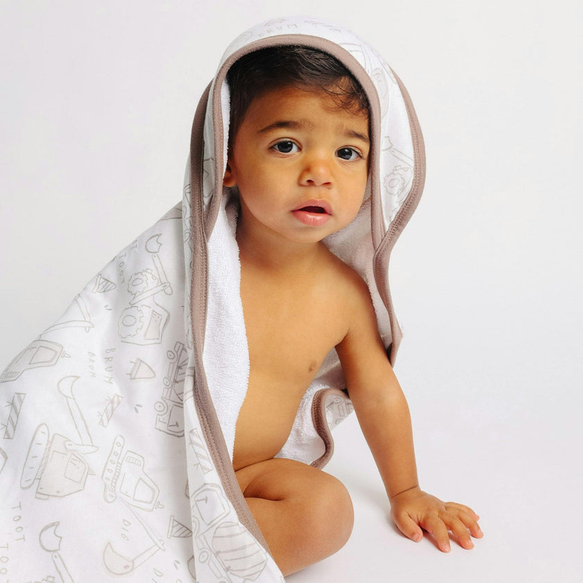 Premium Baby Knit Hooded Towel - Gage