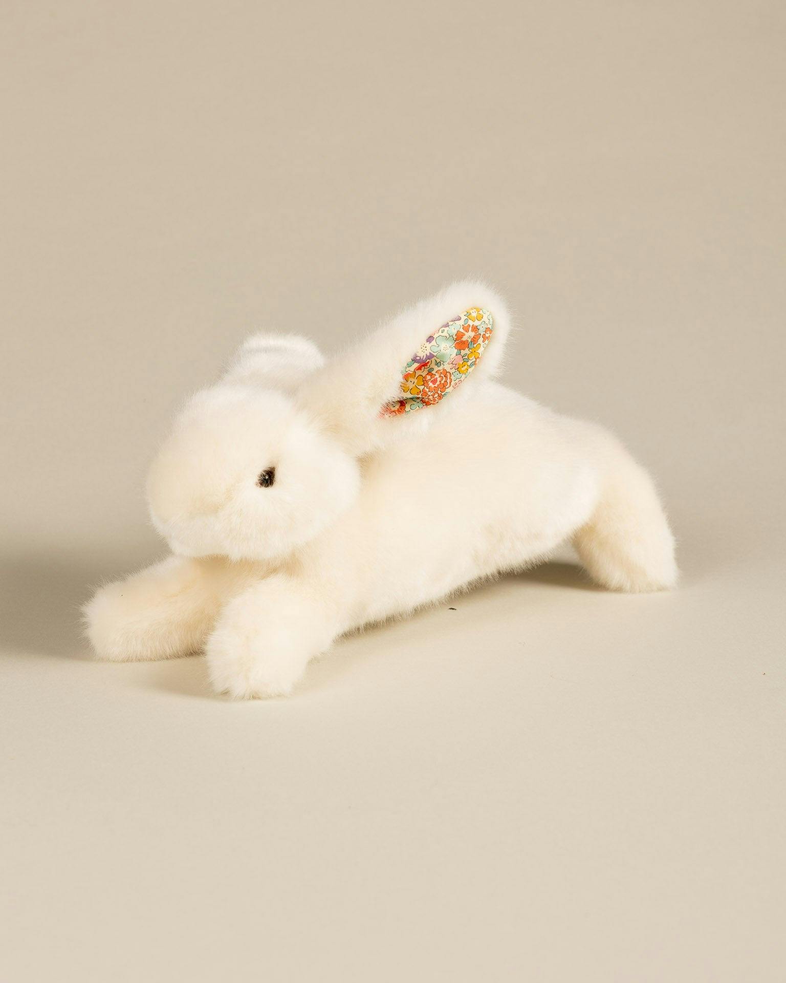 Martin the Rabbit | Beige | Orange Liberty Print