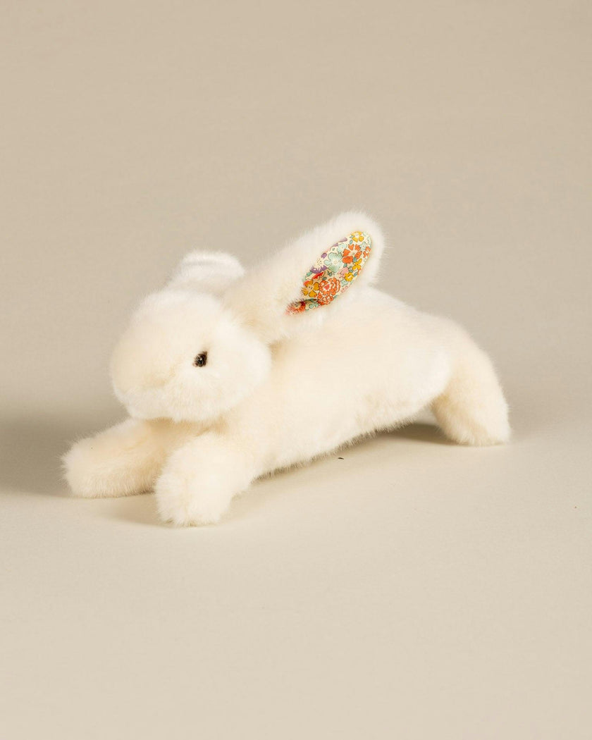 Martin the Rabbit | Beige | Orange Liberty Print