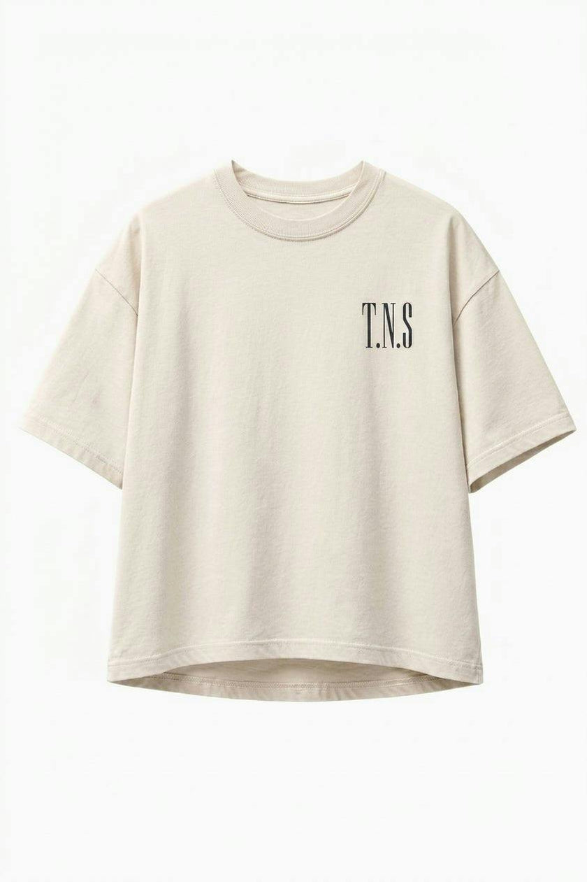 Mochi Teen T-Shirt Black Iris Embroidery