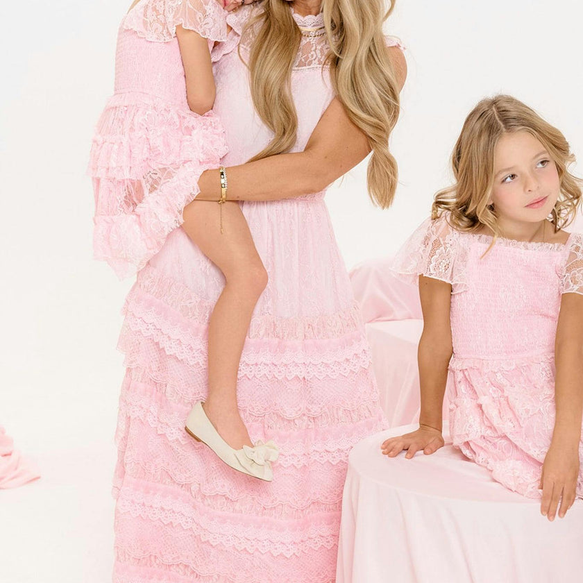 Annie Dress in Light Pink