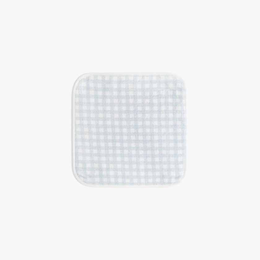 Picnic Gingham Washcloth - Blue