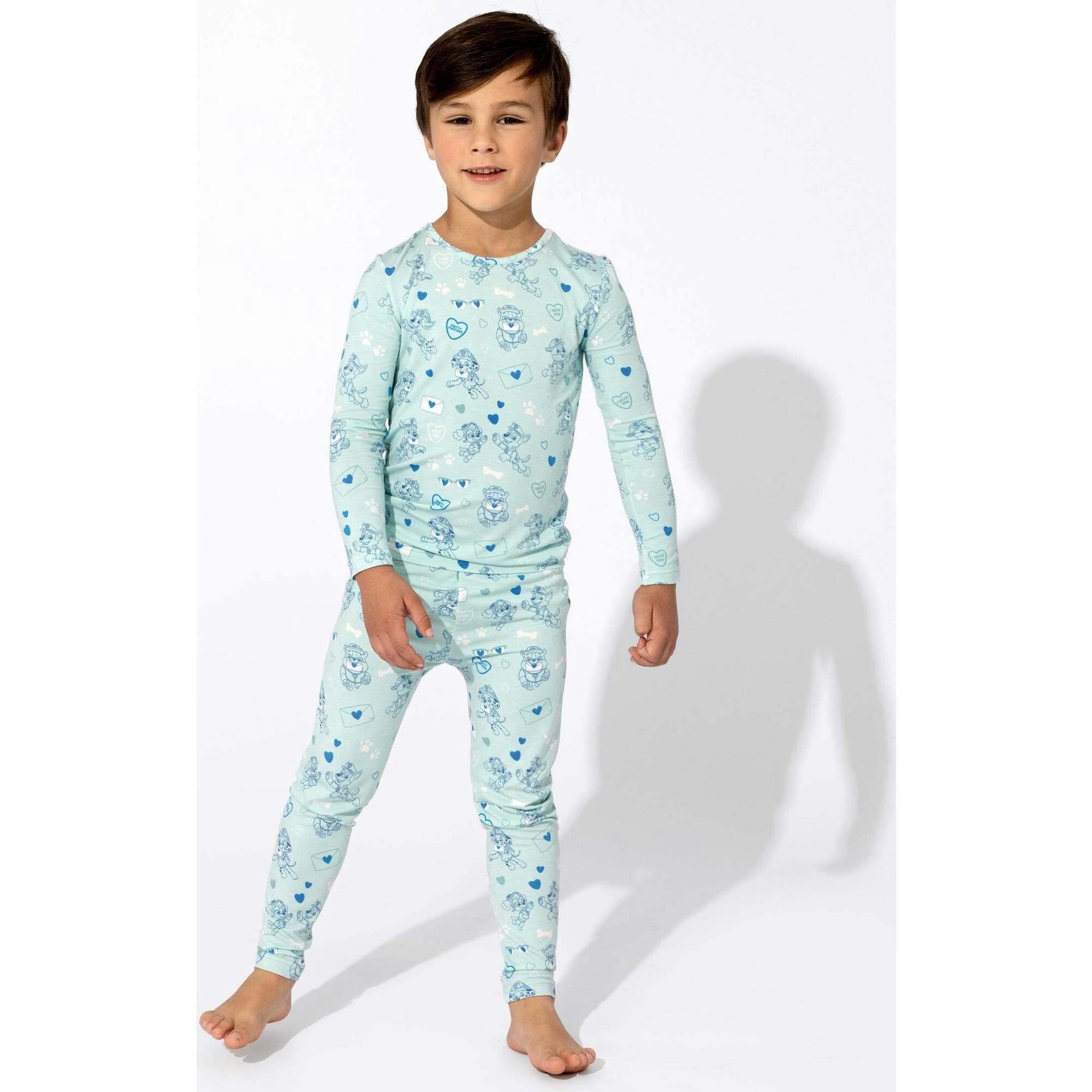 PAW Patrol: Valentine's Blue Bamboo Kids Pajamas