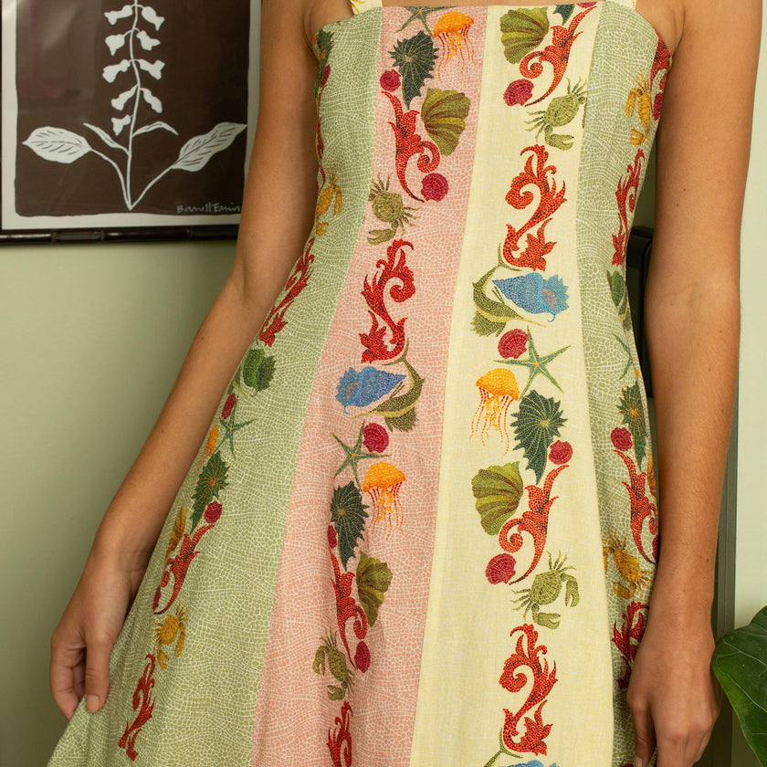 Loren Multi Shell Midi Dress