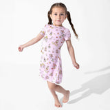Tea Party Girls' Short Sleeve Dress