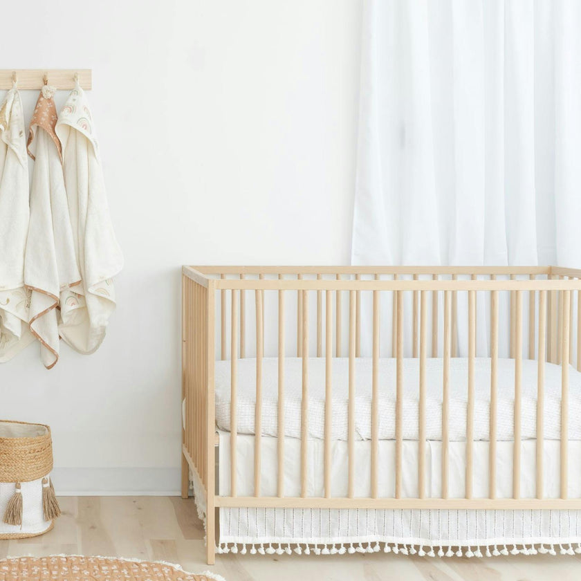 Cove Hashtag Cotton Fitted Crib Sheet