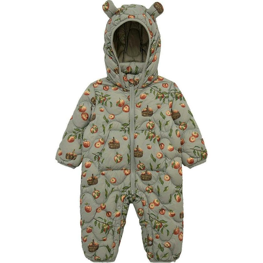 Apple Orchard Lightweight Down Hooded Jumpsuit
