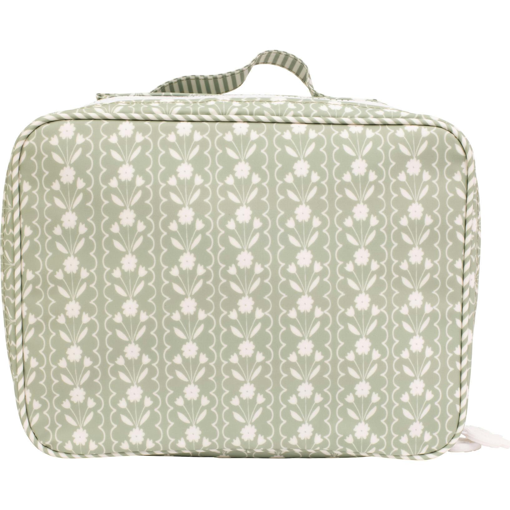 The Lunchbox in Sage Floral