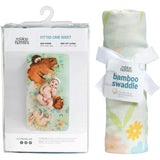 Crib Sheet And Swaddle Bundle