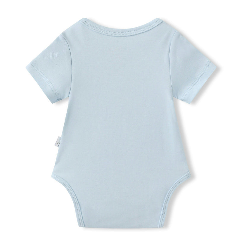 Magnetic Baby Bodysuit 2-Pack - Blue