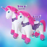 Model Y® Unicorn Ride-On Toy Age 4–7 – Pink/Purple