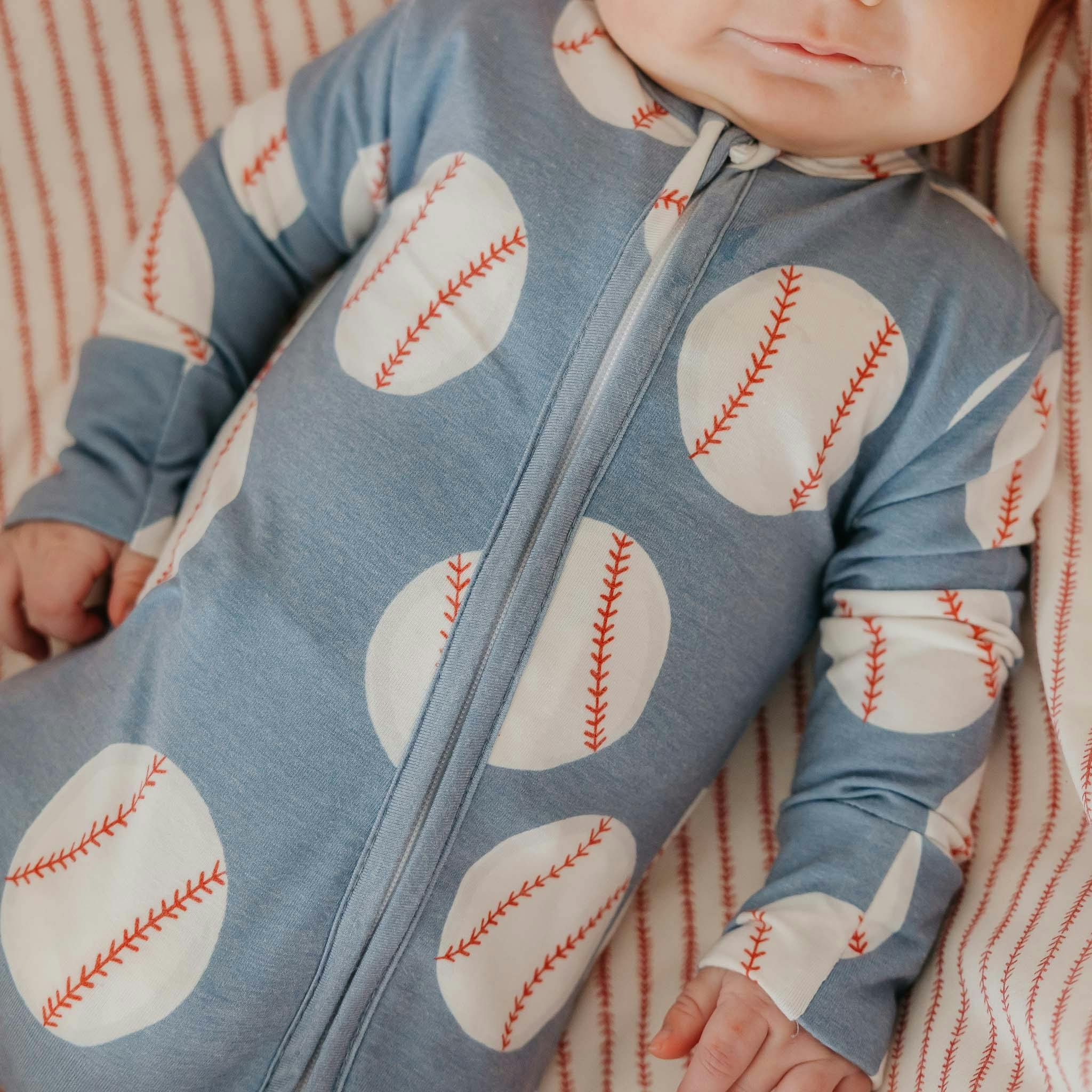 Convertible Zip-Up Footie Pajama - Slugger