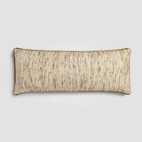Silk Sands Beige Neutral Woven Lumbar Pillow