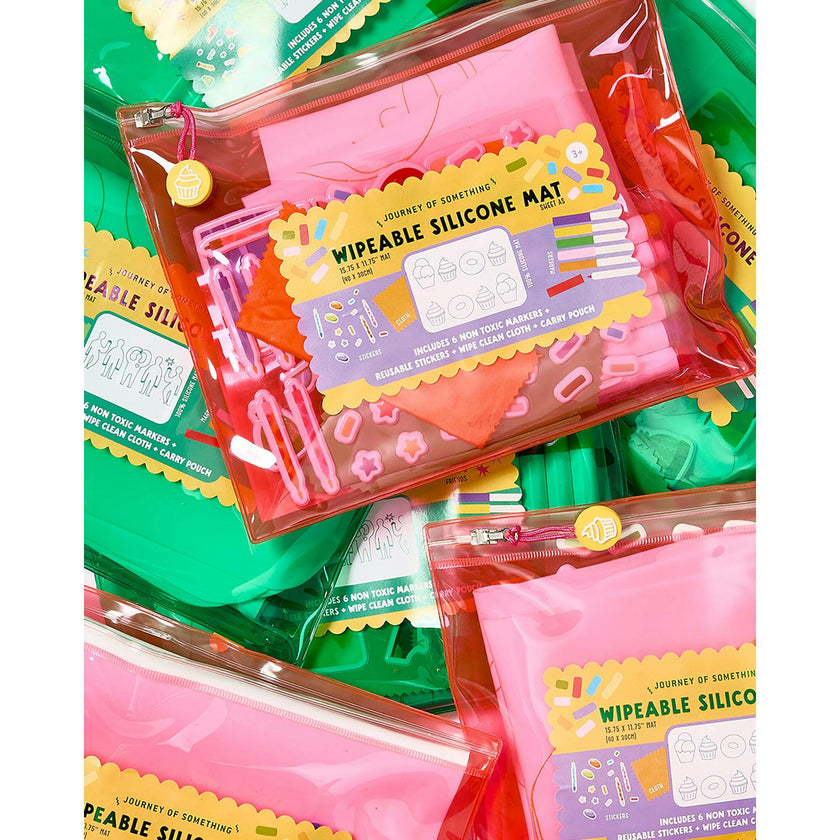 Wipeable Silicone Mat - Friends