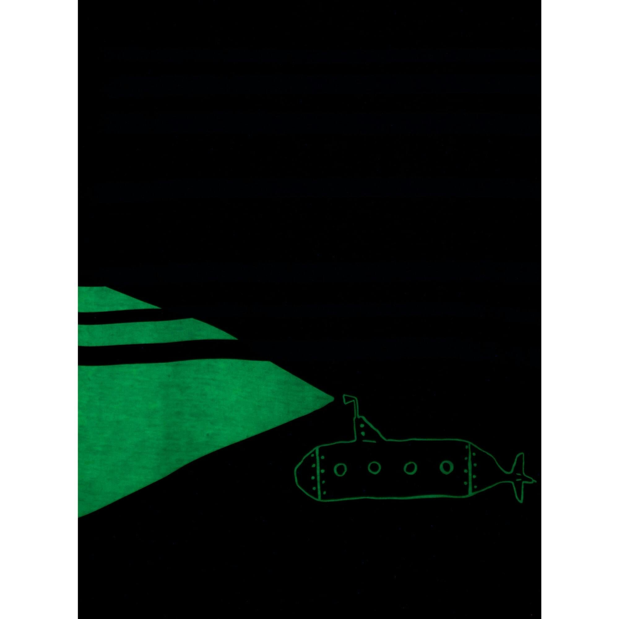 Glow In The Dark Submarine Tee, Blue